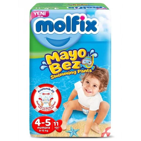 Nessiworld Molfix Mayo Bez 4-5 Beden 9-15 Kg 11 Adet