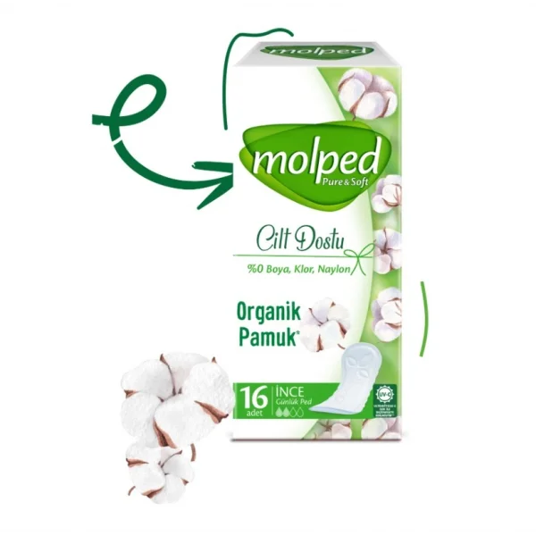 Nessiworld Molped Pure&Soft İnce Günlük Ped 16 Adet