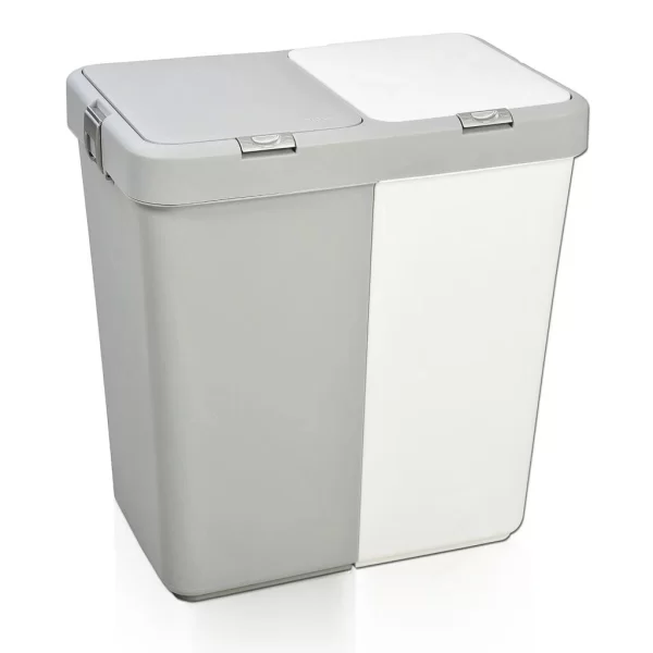 Nessiworld Motek Çok Amaçlı Çift Bölmeli 80 Litre Çamaşır Kirli Sepeti