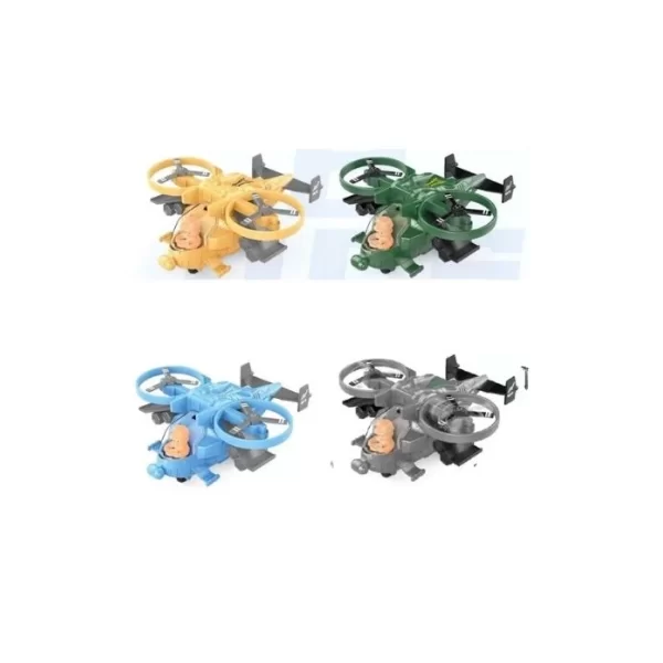 Nessiworld MXT-3616 Sürtmeli Askeri Helikopter -Vardem Oyuncak