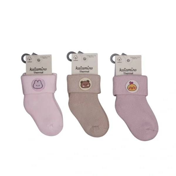 NessiWorld Nesrin ANessiWorldesuarlı Kız Bebek Havlu Soket Çorap K45902 Asorti