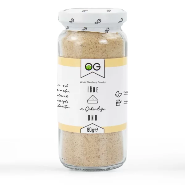 Nessiworld OG Natural İğde ve Çekirdeği Unu 80 Gr