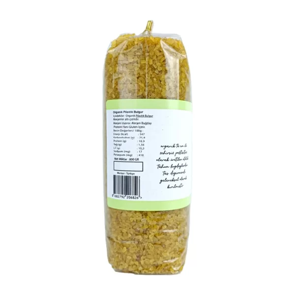 Nessiworld OG Natural Organik Pilavlık Bulgur 800 Gr