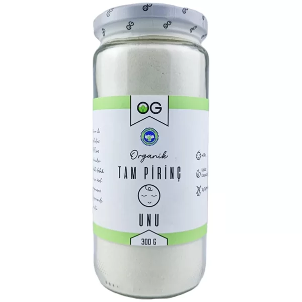 Nessiworld OG Natural Organik Tam Pirinç Unu 300 Gr