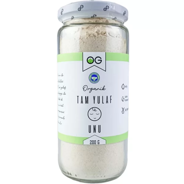 Nessiworld OG Natural Organik Tam Yulaf Unu 200 Gr