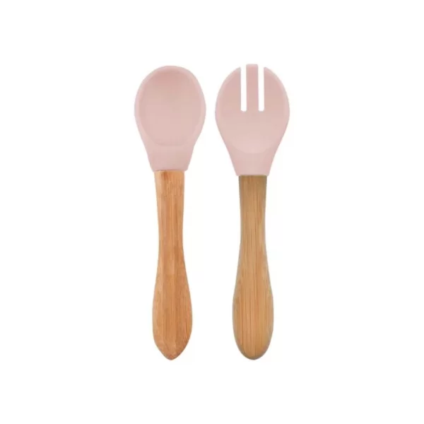 Nessiworld OiOi Mama Kaşığı ve Çatal Seti Pinky Pink