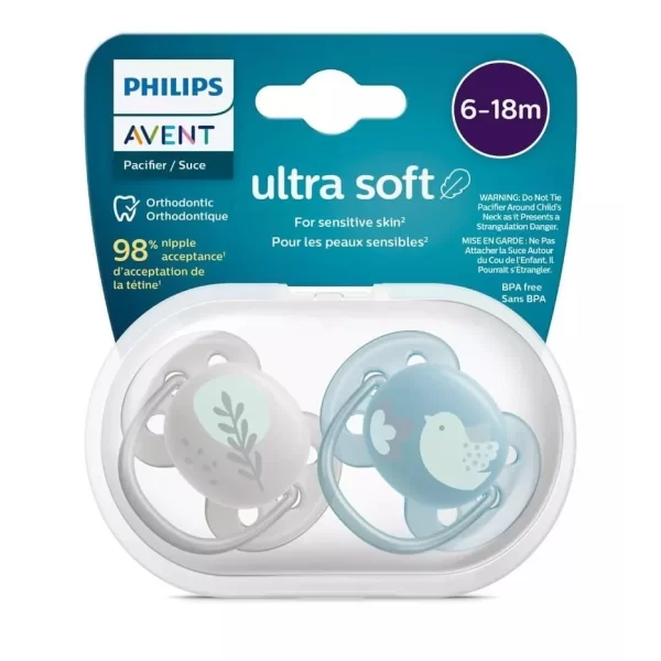 Nessiworld  Philips Avent Ultra Yumuşak Emzik 6-18 Ay Erkek