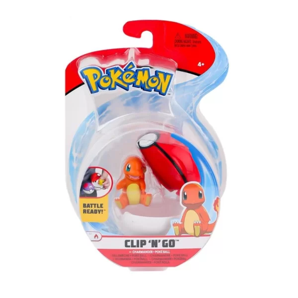 Nessiworld POK PKW0145 Pokemon Clip N Go Charmander