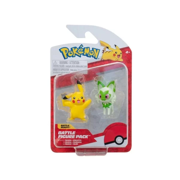 Nessiworld POK PKW3355 Pokemon Battle 2Li Figür Seti