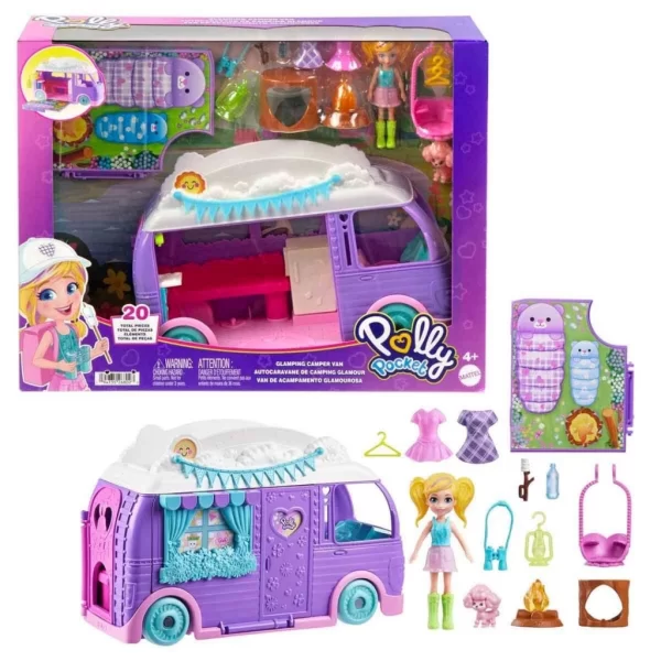 Nessiworld Polly Pocket Eğlenceli Karavan Oyun Seti