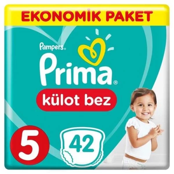 Nessiworld Prima Külot Bebek Bezi Eko Paket 5 Beden 42 Adet