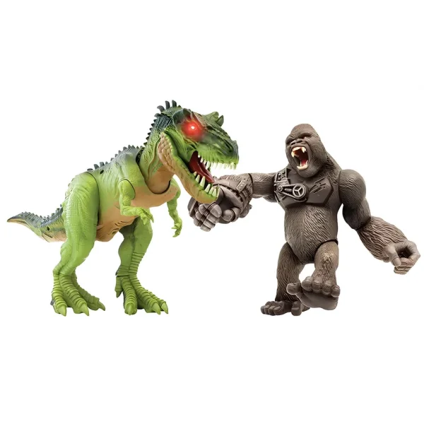 Nessiworld Primal Clash Gorilla vs T-rex Sesli Işıklı Oyun Seti