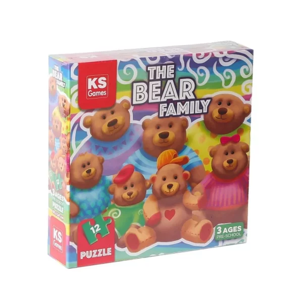 Nessiworld PRS 32705 The Bear Family Pre School Puzzle -KSPuzzle