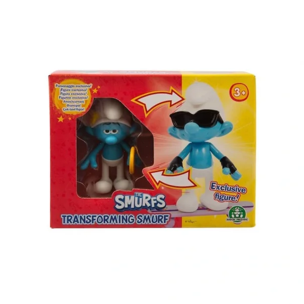 Nessiworld  PUF23000 Şirinler Dönüşen 10 cm Figür