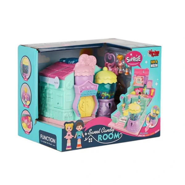 Nessiworld QF2910-11-12-13-14-15 Işıklı Müzikli Aksesuarlı Ev Serisi Açılıp-Katlanır