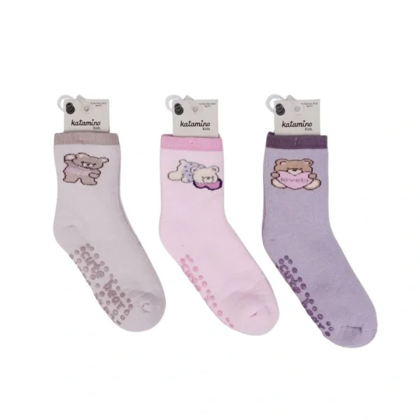 NessiWorld Riva Absli Kız Havlu Soket Çorap 250239 Asorti