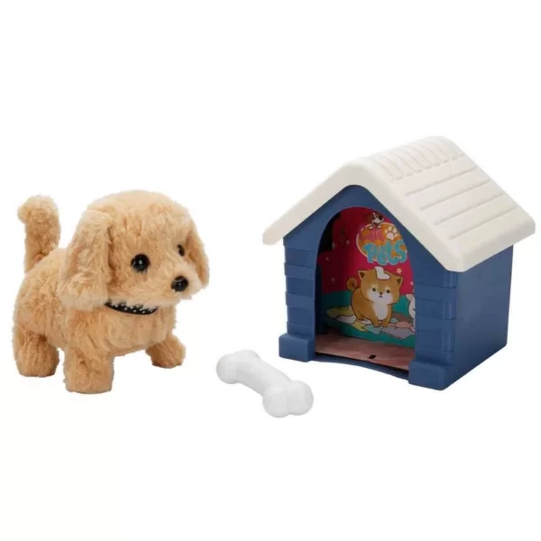 Nessiworld Sesli ve Hareketli Kulübeli Sevimli Peluş Köpek