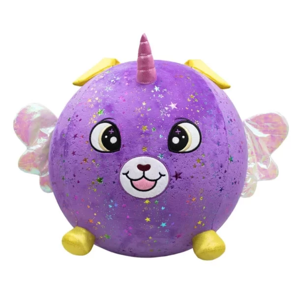 Nessiworld  Şişme Peluş Mor Köpek XXL Shiny Corns S2