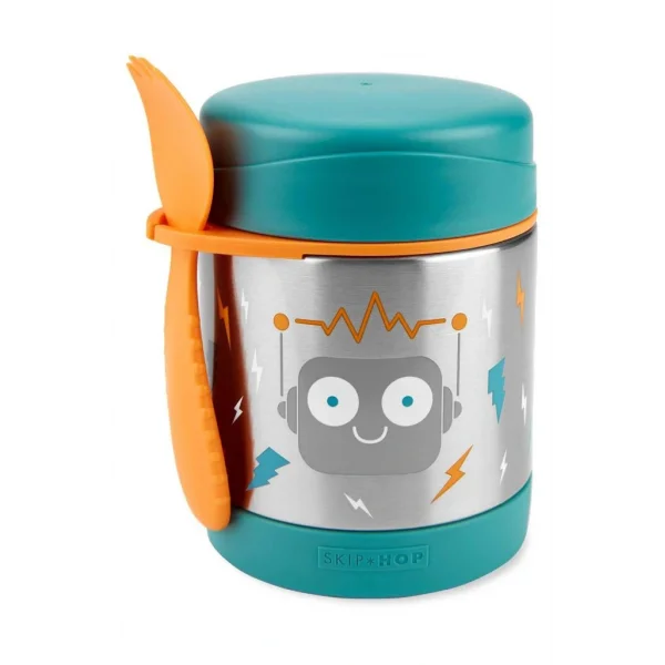 Nessiworld  Skip Hop Zoo Paslanmaz Çelik Termos 325 ml Robot