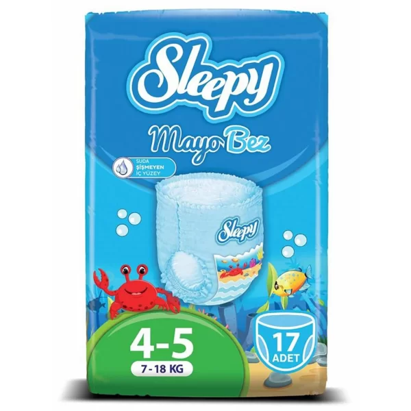Nessiworld Sleepy Mayo Külot Bez 4-5 Beden 7-18 Kg 17 Adet