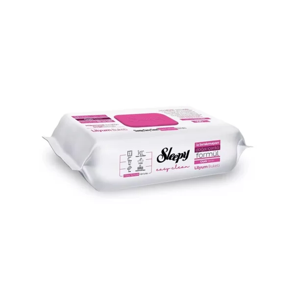 Nessiworld Sleepy Yüzey Temizlik Havlusu 100 Adet Lilyum Pembe