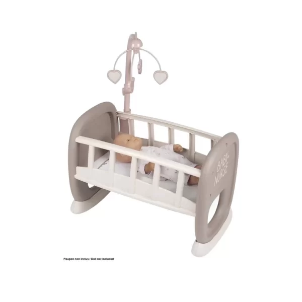 Nessiworld Smoby Baby Nurse Sallanan Dönenceli Bebek Beşiği 220372