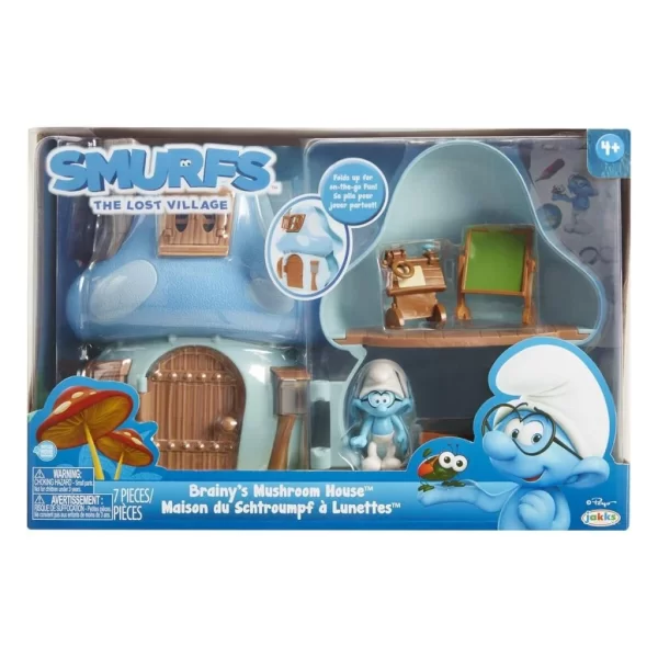 Nessiworld ŞRN 96530 Şirinler Mantar Ev Oyun Seti  -Necotoys
