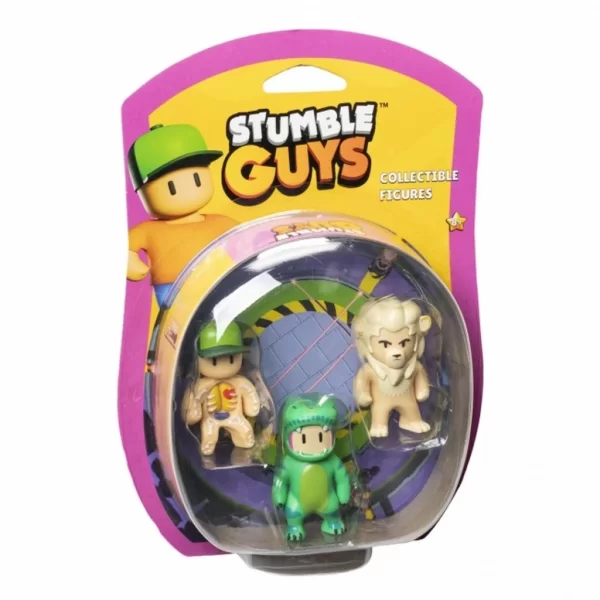 Nessiworld Stumble Guys 3lü Aksiyon Figür Set