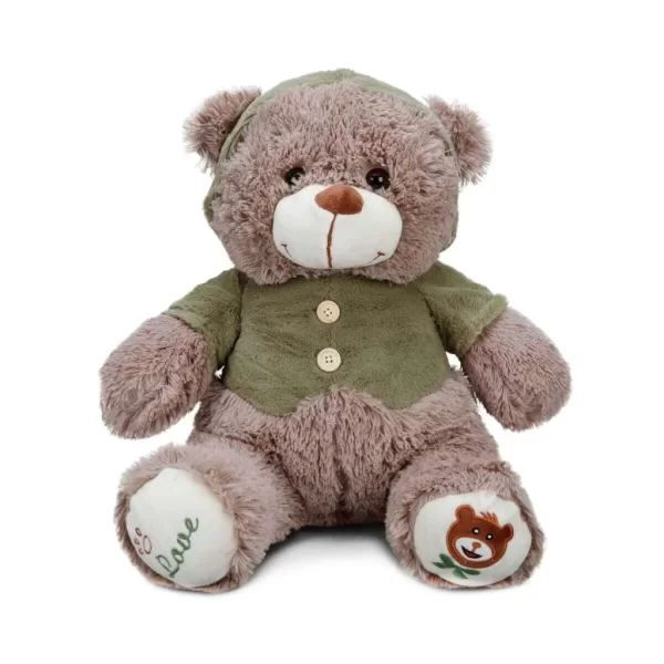 Nessiworld  Sunman Puffy Friends T-Shirtlü Sevimli Peluş Ayı 43 cm