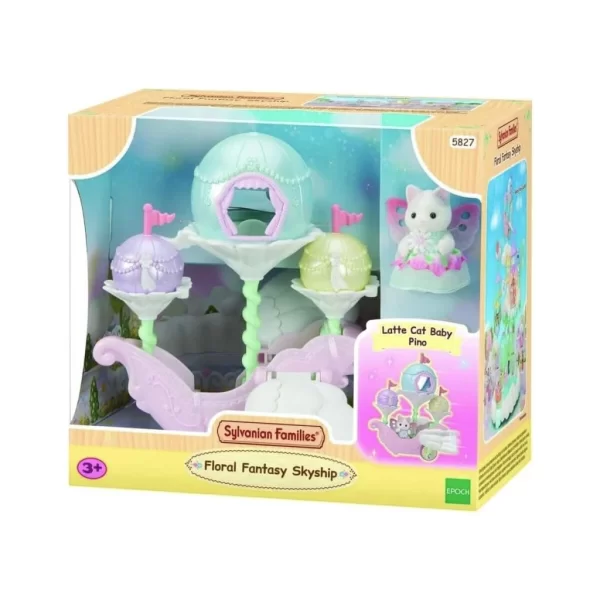 Nessiworld 5827 Sylvanian Families Çiçekli Masal Gökyüzü Gemisi +4 yaş