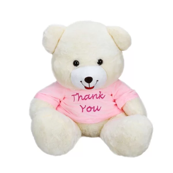 Nessiworld T-Shirtlü Oturan Peluş Ayı 60 cm