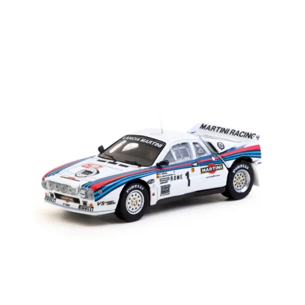 Nessiworld Tarmac Works 1/64 Lancia 037 Rally Rally Monte Carlo 1983 #1 with Tarmac Cards