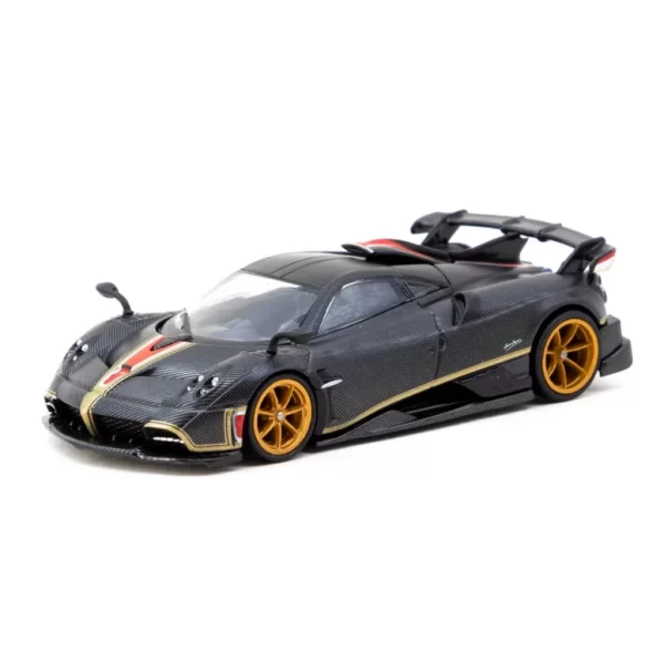 Nessiworld Tarmac Works 1/64 Pagani Imola Matt Black Carbon Fiber