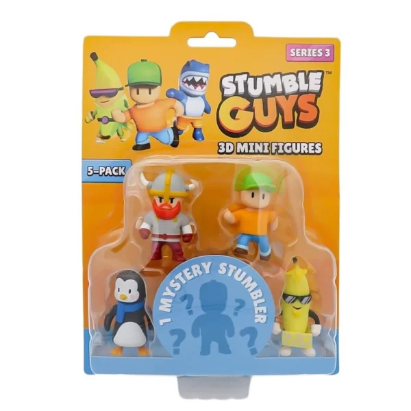 Nessiworld TUY22000 Stumble Guys 5li Mini Figür