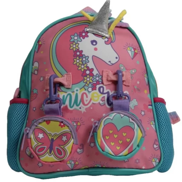 Nessiworld  Vest Unicorn Pembe Turkuaz Mini Sırt Çantası