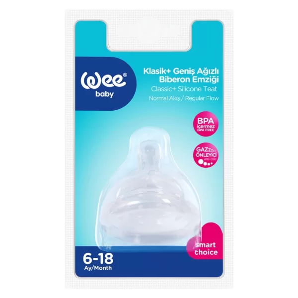 Nessiworld Wee Baby Geniş Ağızlı Biberon Emziği Normal Akış No:2 853