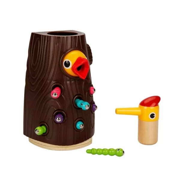 Nessiworld  Woody Manyetik Ağaçkakan Besleme Oyunu 10 Parça