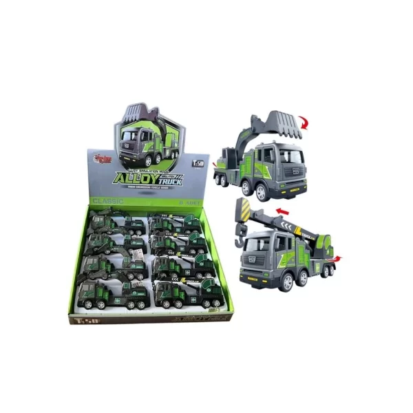 Nessiworld YH-711-50A SÜRTMELİ METAL 1:50 FÜME VİNÇ VE