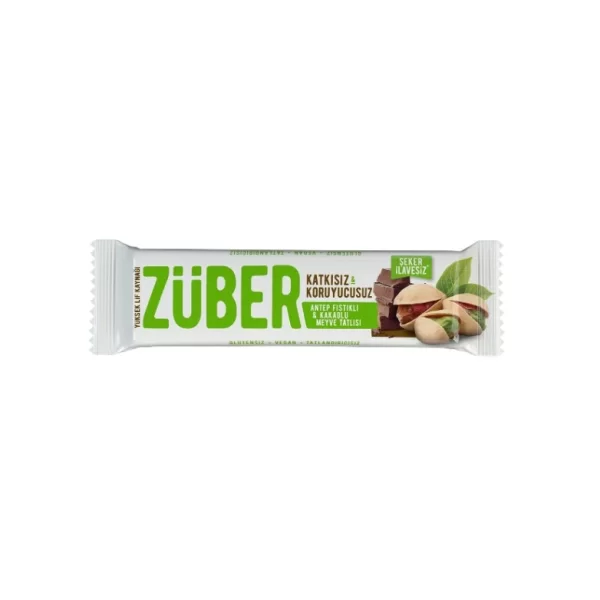 Nessiworld Züber Antep Fıstıklı ve Kakaolu Meyve Barı 40 Gr