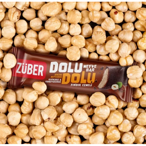 Nessiworld Züber Dolu Dolu Fındık Ezme Meyve Bar 30 Gr