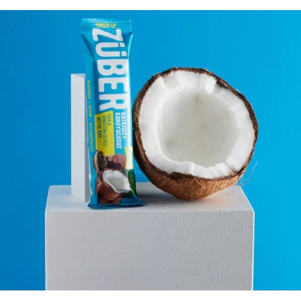 Nessiworld Züber Meyve Barı 40 Gr Chia ve Hindistan Cevizli