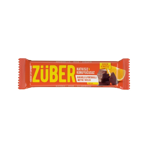 Nessiworld Züber Meyve Barı 40 Gr Kakaolu ve Portakallı