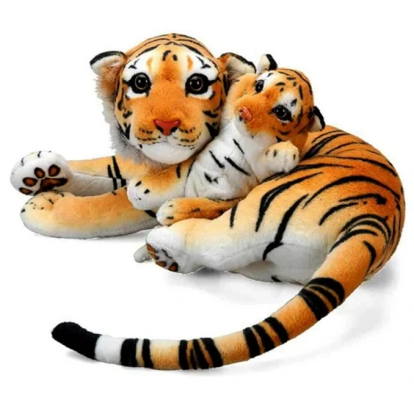 NessiWorldman Peluş Kaplan Anne Ve Yavrusu