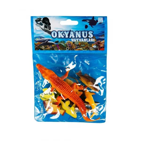 Okyanus Hayvanları Poşetli Hayvan Oyun Seti