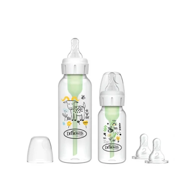 Options PP Dar Ağız 2Li Biberon Seti 120 & 250 ml