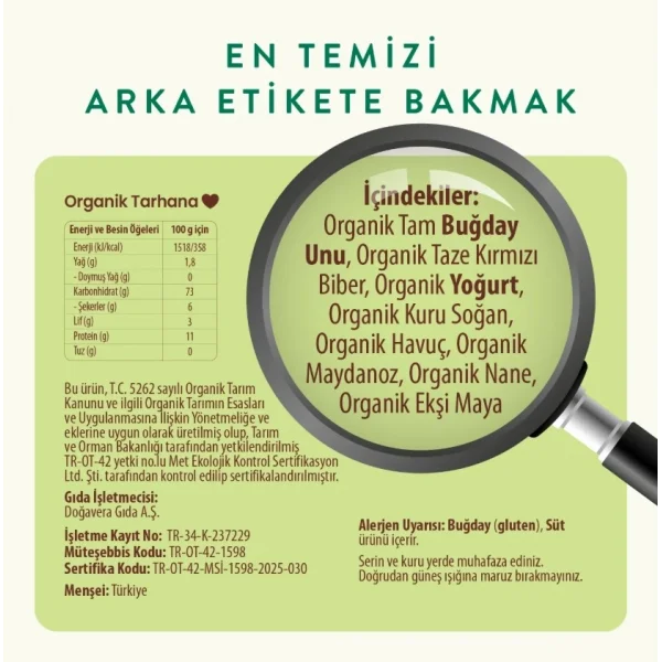 Organik Tarhana 400 Gr