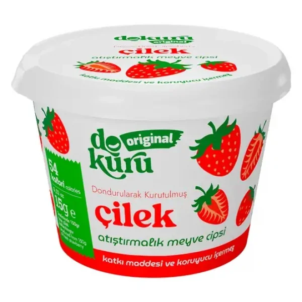 Original Çilek Atıştırmalık Meyve Cipsi 15gr