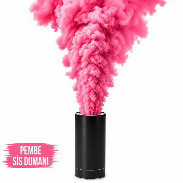 Pembe Renk Sis Bombası Pembe Duman 1 Adet