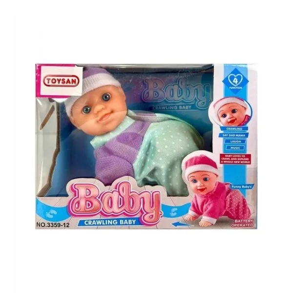 PİLLİ EMEKLEYEN SESLİ BEBEK