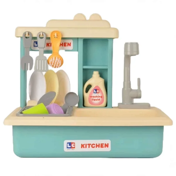 Pilli İnteraktif Lavabo Seti Turkuaz